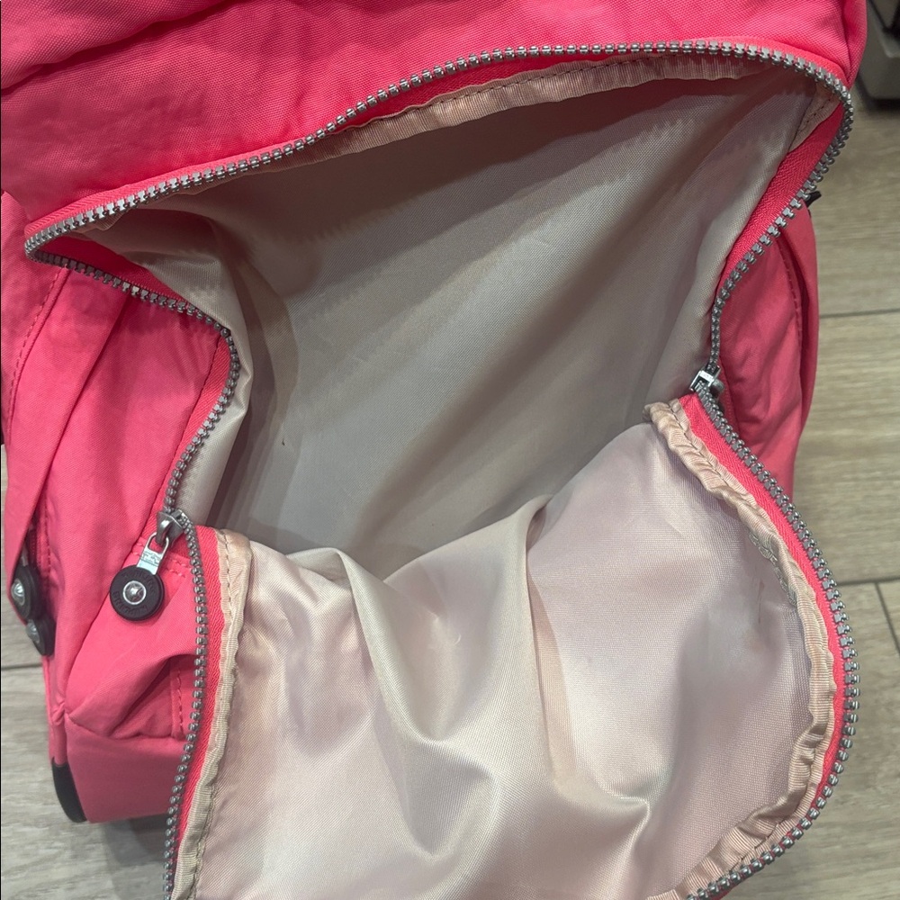 Kipling Pink Rollinv Backpack - image 5